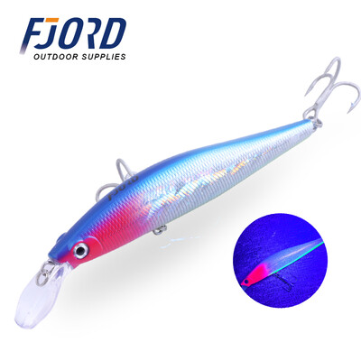 FJORD 52g Pescuit de mare Minnow 130mm Naluca de scufundare Momeli dure false Troll Momeală de înot cu apă sărată Jerkbait Articole de pescuit cu momeală artificială