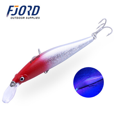 FJORD 52g Pescuit de mare Minnow 130mm Naluca de scufundare Momeli dure false Troll Momeală de înot cu apă sărată Jerkbait Articole de pescuit cu momeală artificială