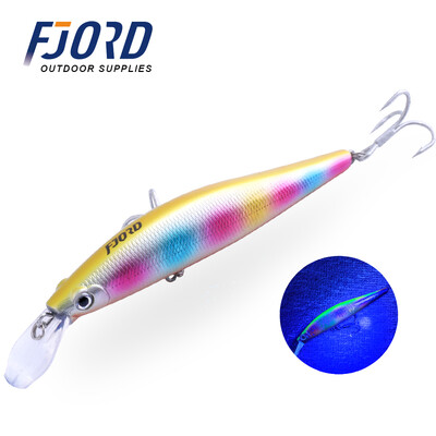 FJORD 52g Pescuit de mare Minnow 130mm Naluca de scufundare Momeli dure false Troll Momeală de înot cu apă sărată Jerkbait Articole de pescuit cu momeală artificială