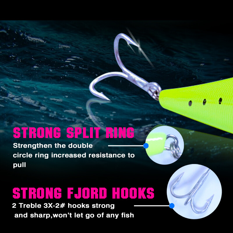 FJORD 52g Pescuit de mare Minnow 130mm Naluca de scufundare Momeli dure false Troll Momeală de înot cu apă sărată Jerkbait Articole de pescuit cu momeală artificială