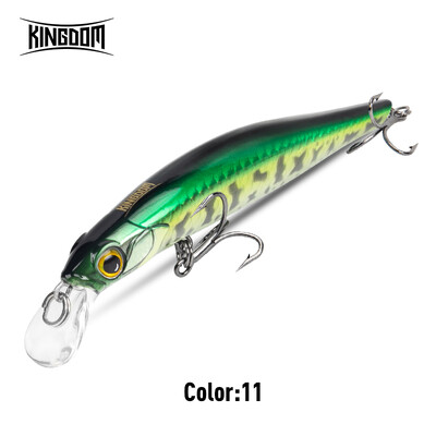 Kingdom KINGART žvejybos masalai Dirbtiniai kietieji masalai Vobleriai Crankbait 60mm 80mm 105mm Skęstantis Minnow Seabass Žvejybos reikmenims