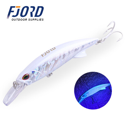 FJORD Glow UV 110mm 64g Skęstantis kietas masalas Žvejybos masalas Long Casting Jūros gylis Sūrio vandens velkamieji masalai Swimbaits Žvejybos prekės