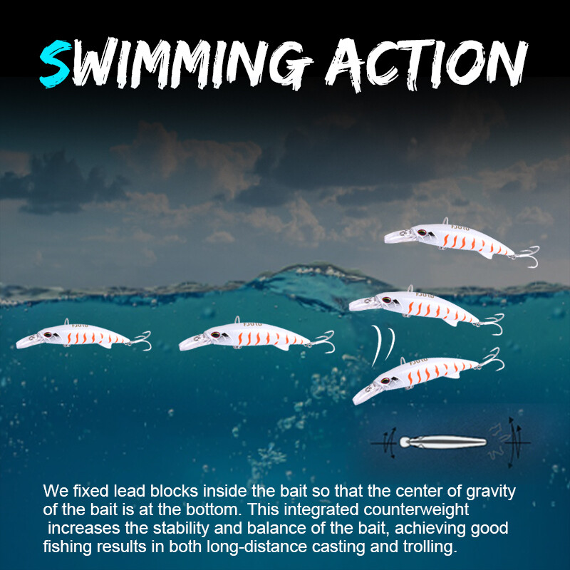 FJORD Glow UV 110mm 64g Skęstantis kietas masalas Žvejybos masalas Long Casting Jūros gylis Sūrio vandens velkamieji masalai Swimbaits Žvejybos prekės