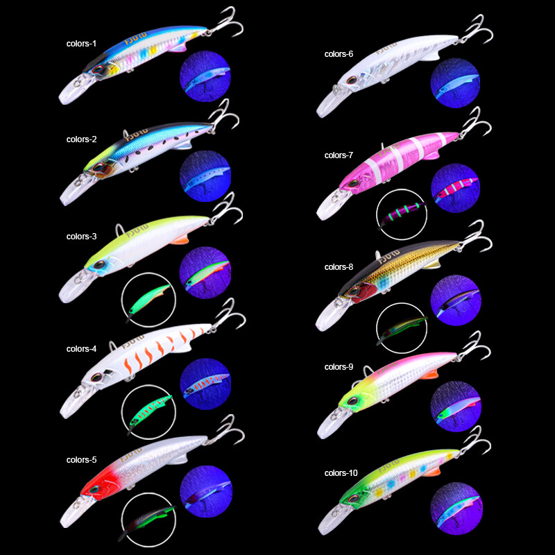 FJORD Glow UV 110mm 64g Skęstantis kietas masalas Žvejybos masalas Long Casting Jūros gylis Sūrio vandens velkamieji masalai Swimbaits Žvejybos prekės
