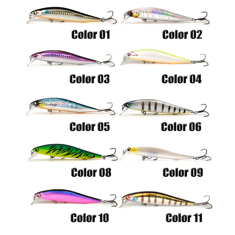 Castfanatic Brand Assassin105 AR-C Minnow vobleris 14g Jerkbait lėtai skęstantis dirbtinis masalas jūrų ešerių lydekų žvejybos masalas