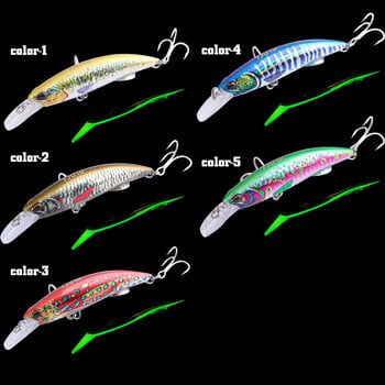 FJORD 3D Printing Minnow Fishing Lure 40g 50g Saltwater Night Glow Submarine Heavy Sinking Long Casting риболовни принадлежности 2024