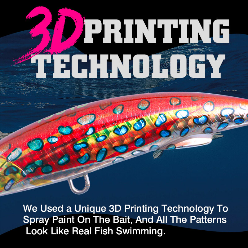 FJORD 3D Nyomtatás Minnow horgászcsali 40g 50g Saltwater Night Glow Tengeralattjáró erősen süllyedő,hosszú dobású horgásztartozékok 2024