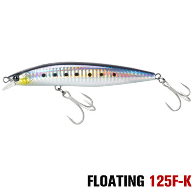 TSURINOYA Strong STINGER 125F Itin ilgas liejimas plūduriuojantis Minnow 125mm 25g Didelio stiprumo sūraus vandens ešerių dirbtiniai kieti masalai