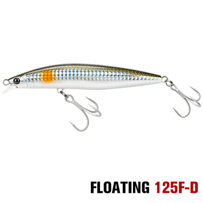 TSURINOYA Strong STINGER 125F Itin ilgas liejimas plūduriuojantis Minnow 125mm 25g Didelio stiprumo sūraus vandens ešerių dirbtiniai kieti masalai