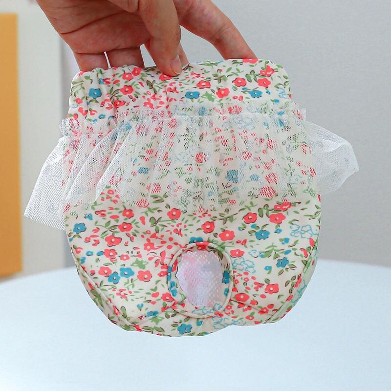 Lemmikloomapüksid Koertepüksid Mähkmed Naiste mähkmed Lillekujundus Korduvkasutatavad pestavad füsioloogilised lühikesed püksid väikestele koertele Lemmikloomadele