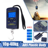 Kuhinjska vaga od 40 kg/10 g, mini digitalna vaga za ribolovnu prtljagu, viseća vaga, elektronička praktična džepna vaga