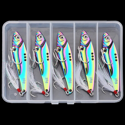 5 tk VIB püügilant 7-25g teraga metallist uppuv vurr vibratsioonisööt Swimbait Pesca haugi Pesca vänderööt