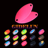 Új UV Glow dupla festett kanalas horgászcsalik pisztrángcsali sügér csali mesterséges csali