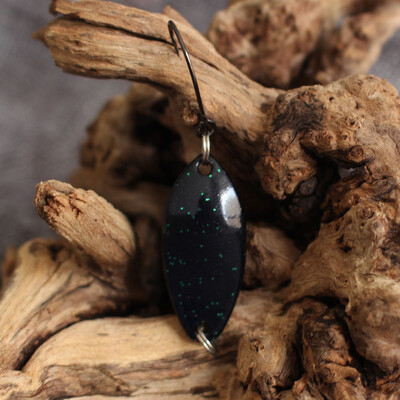 Új UV Glow dupla festett kanalas horgászcsalik pisztrángcsali sügér csali mesterséges csali