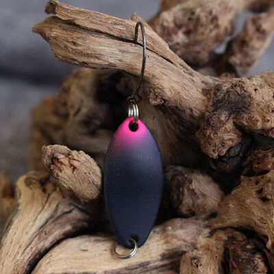 Új UV Glow dupla festett kanalas horgászcsalik pisztrángcsali sügér csali mesterséges csali