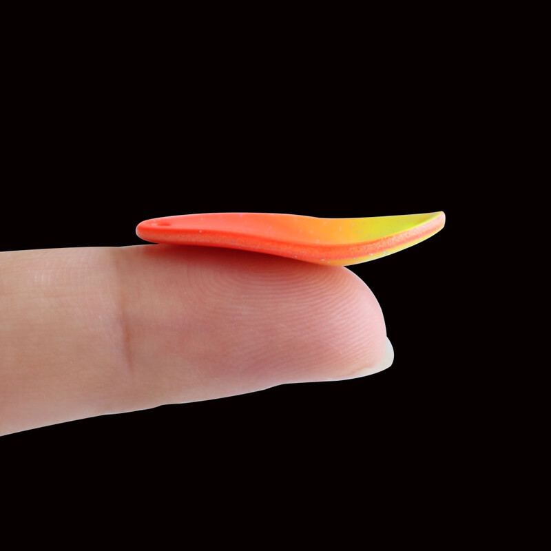 Új UV Glow dupla festett kanalas horgászcsalik pisztrángcsali sügér csali mesterséges csali