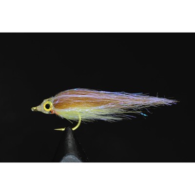 Tigofly 12 db Barna Olive UV Polar Fry Lassan süllyedő Lazacpisztráng Steelhead Minnow Fly Fishing Fly csalik Légy készlet #8