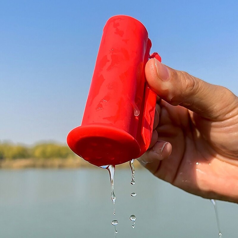 5 tk/komplekt uus kõrge elastsusega õngeritva pistik silikoonist punane traadi kerija 10-25 mm kalastustarvete tarvikud peakate
