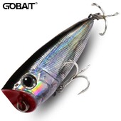 Viršutinis vandenyje plaukiojantis popper 8 g 6,5 cm masalas plieninis rutulinis varinis balasto balansavimo sistema Swimbait Pesca vobleris Minnow Tackle Crank Masalas
