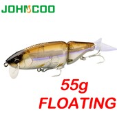 Swimbait nagy horgászcsali mesterséges kemény csali csuklós horgászcsali Predator Wobbler Minnow Pike számára