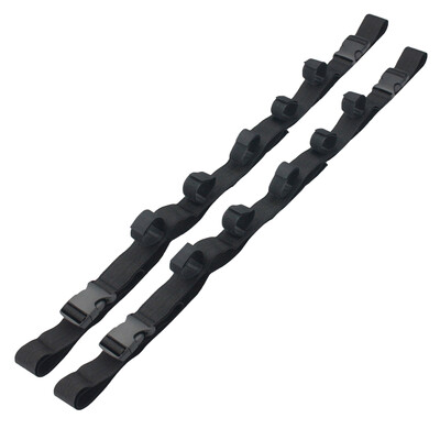 2 vnt Automobilių žvejybos koto stogo bagažinė viduje su stebuklingu lipduku, reguliuojama sagtimi žvejybos lazdos laikymo dirželiai visureigio sunkvežimio furgonu