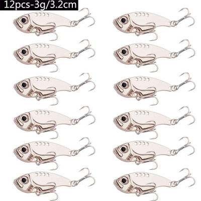 12 vnt. žūklės masalo šaukštas lydekai