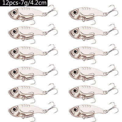 12 vnt. žūklės masalo šaukštas lydekai