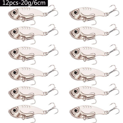 12 vnt. žūklės masalo šaukštas lydekai