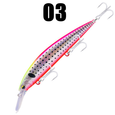 GREENSPIDER 110 mm, 40 g smagais jūras makšķerēšanas māneklis, maks. 90 m, īpaši garš liešana grimstošā Minnow mākslīgā cietā ēsma