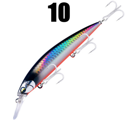 GREENSPIDER 110 mm, 40 g smagais jūras makšķerēšanas māneklis, maks. 90 m, īpaši garš liešana grimstošā Minnow mākslīgā cietā ēsma