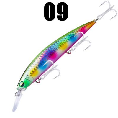 GREENSPIDER 110 mm, 40 g smagais jūras makšķerēšanas māneklis, maks. 90 m, īpaši garš liešana grimstošā Minnow mākslīgā cietā ēsma