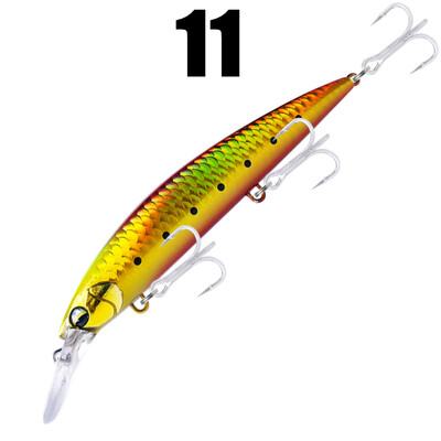 GREENSPIDER 110 mm, 40 g smagais jūras makšķerēšanas māneklis, maks. 90 m, īpaši garš liešana grimstošā Minnow mākslīgā cietā ēsma