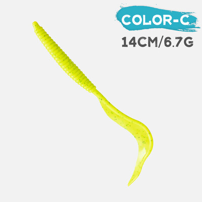 5db Swimbait horgászcsalik Szoknya Tail Jig Head Bait Puha Műanyag Csalik Glow Octopus Trout Bass horgászcsalik Craw Grub Tail Ba