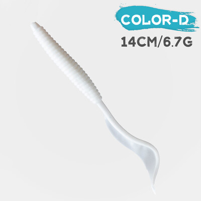 5db Swimbait horgászcsalik Szoknya Tail Jig Head Bait Puha Műanyag Csalik Glow Octopus Trout Bass horgászcsalik Craw Grub Tail Ba