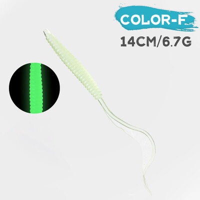 5db Swimbait horgászcsalik Szoknya Tail Jig Head Bait Puha Műanyag Csalik Glow Octopus Trout Bass horgászcsalik Craw Grub Tail Ba