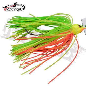 WALK FISH Риболовна примамка Chatter Bait 7G/9G/12G/14G/21G Spinner Bait Blade Jig Dancer Buzzbait Wobbler Chatterbait For Bass Pike