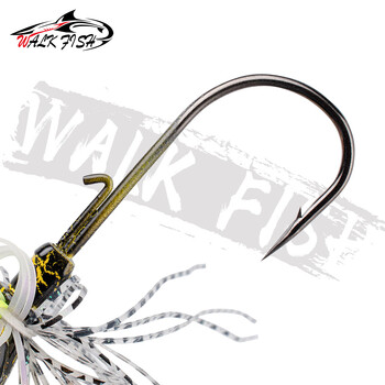 WALK FISH Риболовна примамка Chatter Bait 7G/9G/12G/14G/21G Spinner Bait Blade Jig Dancer Buzzbait Wobbler Chatterbait For Bass Pike