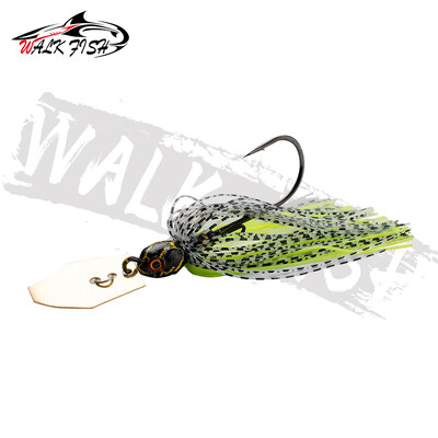 WALK FISH horgászcsali chatter csali 7G/9G/12G/14G/21G Spinner Bait Blade Jig Dancer Buzzbait Wobbler Chatterbait Bass Pike számára
