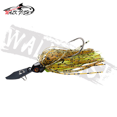 WALK FISH horgászcsali chatter csali 7G/9G/12G/14G/21G Spinner Bait Blade Jig Dancer Buzzbait Wobbler Chatterbait Bass Pike számára