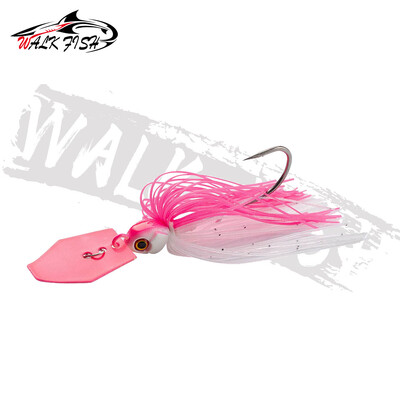 WALK FISH horgászcsali chatter csali 7G/9G/12G/14G/21G Spinner Bait Blade Jig Dancer Buzzbait Wobbler Chatterbait Bass Pike számára