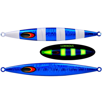 1 vnt. metalinis džigas, plaukimas ant kranto, žvejyba jūroje, lėtas džigas, tikroviškas metalinis džigas, lėtas traukimas šaukštas lazerinis dirbtinis masalas 30 g 100 g 200 g