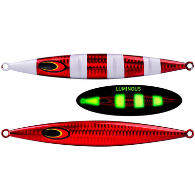 1 vnt. metalinis džigas, plaukimas ant kranto, žvejyba jūroje, lėtas džigas, tikroviškas metalinis džigas, lėtas traukimas šaukštas lazerinis dirbtinis masalas 30 g 100 g 200 g