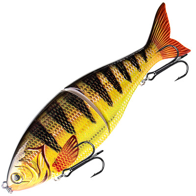 Chan's Huang Big Game horgászcsali sikló csali 17,8 cm 82 g csuklós Swimbait Sink Slowly Lure horgászathoz Bass Pike Hard Baits