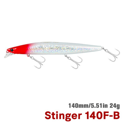 TSURINOYA STINGER 140F turnare ultra-lungă Floating Minnow140mm 24g Momeală mare artificială tare din tungsten Greutate Nalucă de pescuit în mare