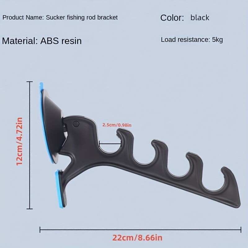 Járműbe szerelt tapadókorongos horgászbot-tartó szikla érzékelő tengeri horgászbot tárolása és kioldó eszköze horgászfelszerelés