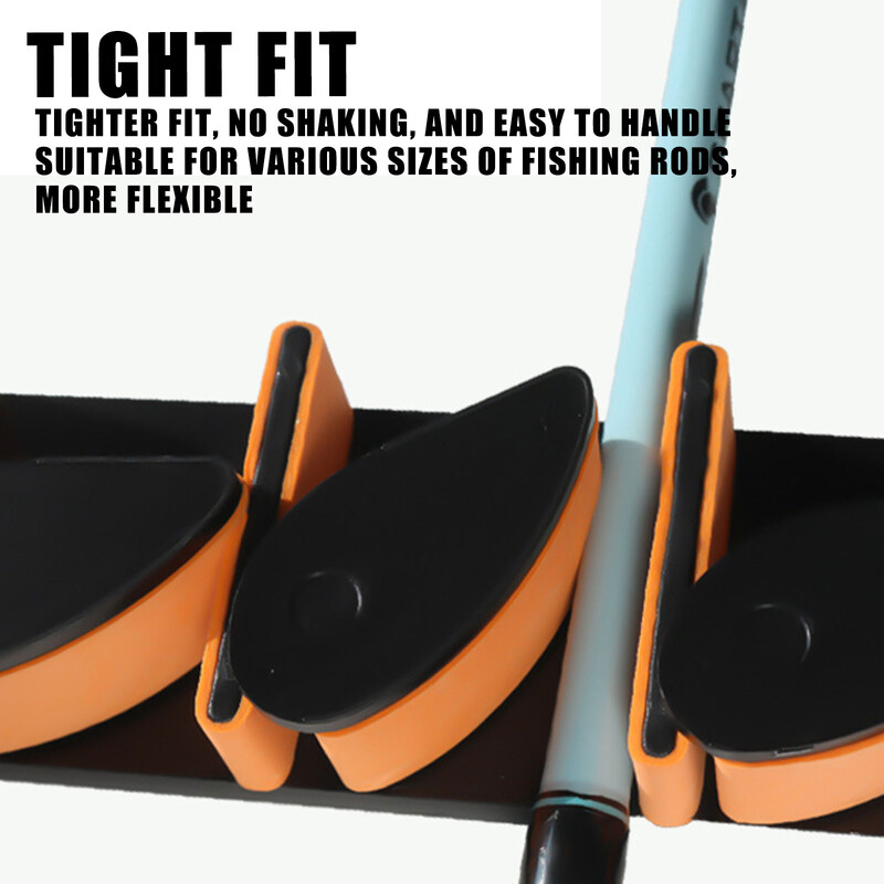 Depozitare undițe de pescuit Suport pentru agățat Suport de afișare EVA Neperforat Suport pentru undiță de pescuit Unelte Accesorii