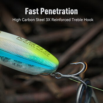 Kingdom Fishing Lure Micro Minnow 4.7g 6.2g 9.8g 12.2g Микро потъващи плаващи изкуствени примамки 45mm 55mm 65mm Дълго замятане Hard