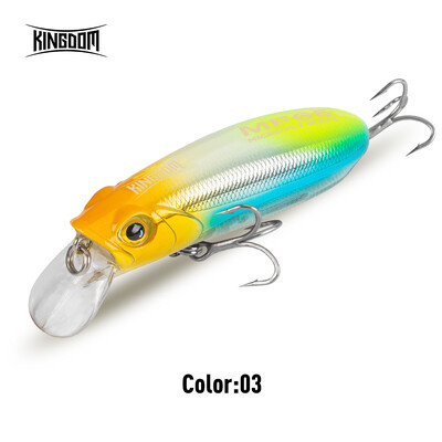 Kingdom Fishing Lure Micro Minnow 4,7g 6,2g 9,8g 12,2g Micro Süllyedő lebegő mesterséges csali 45mm 55mm 65mm Long Casting Hard