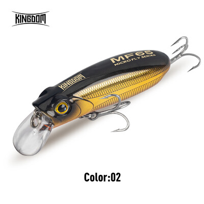 Kingdom Fishing Lure Micro Minnow 4,7g 6,2g 9,8g 12,2g Micro Süllyedő lebegő mesterséges csali 45mm 55mm 65mm Long Casting Hard