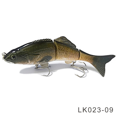 2024-es új, kemény horgászcsali, 3 szegmenses mesterséges csali, több ízületű úszógumi Lifelike Crankbait süllyedő wobblerek 50g 15cm